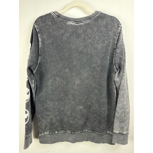 Disney Nightmare Before Christmas Jack Grunge Gothcore Emo Skull Casual Sweater - Picture 4 of 8